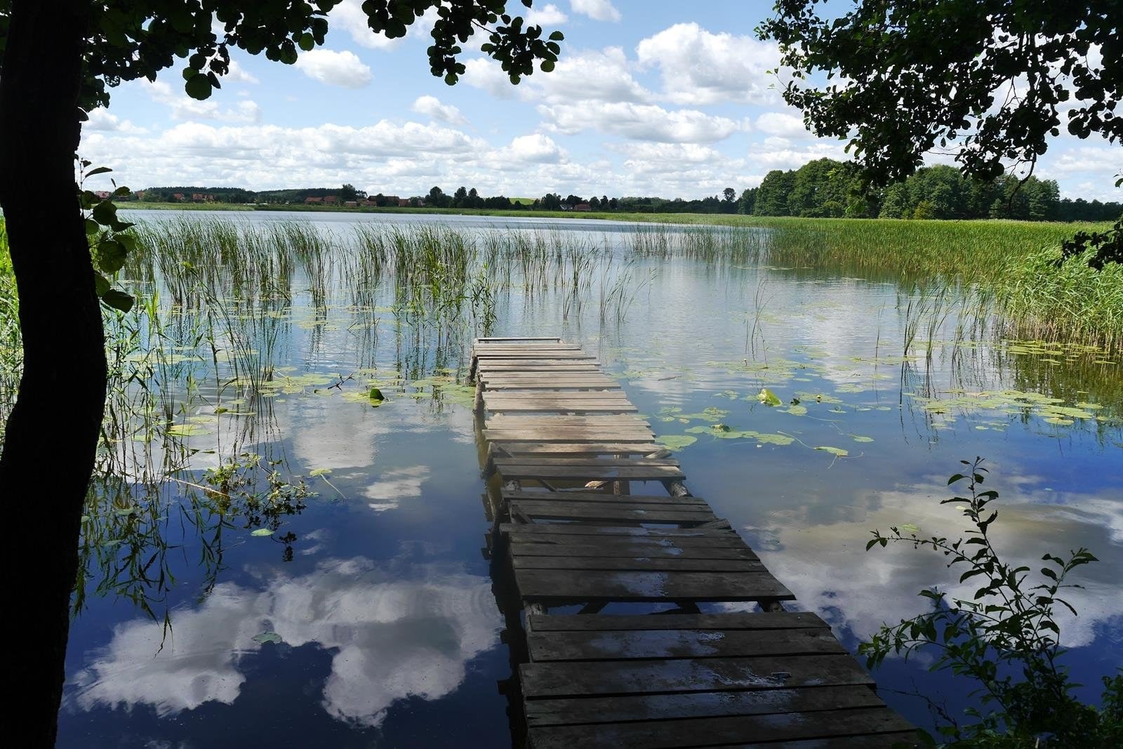 Cyranka - Harcerska Baza Obozowa - Przerwanki w Pozezdrze – widok baza