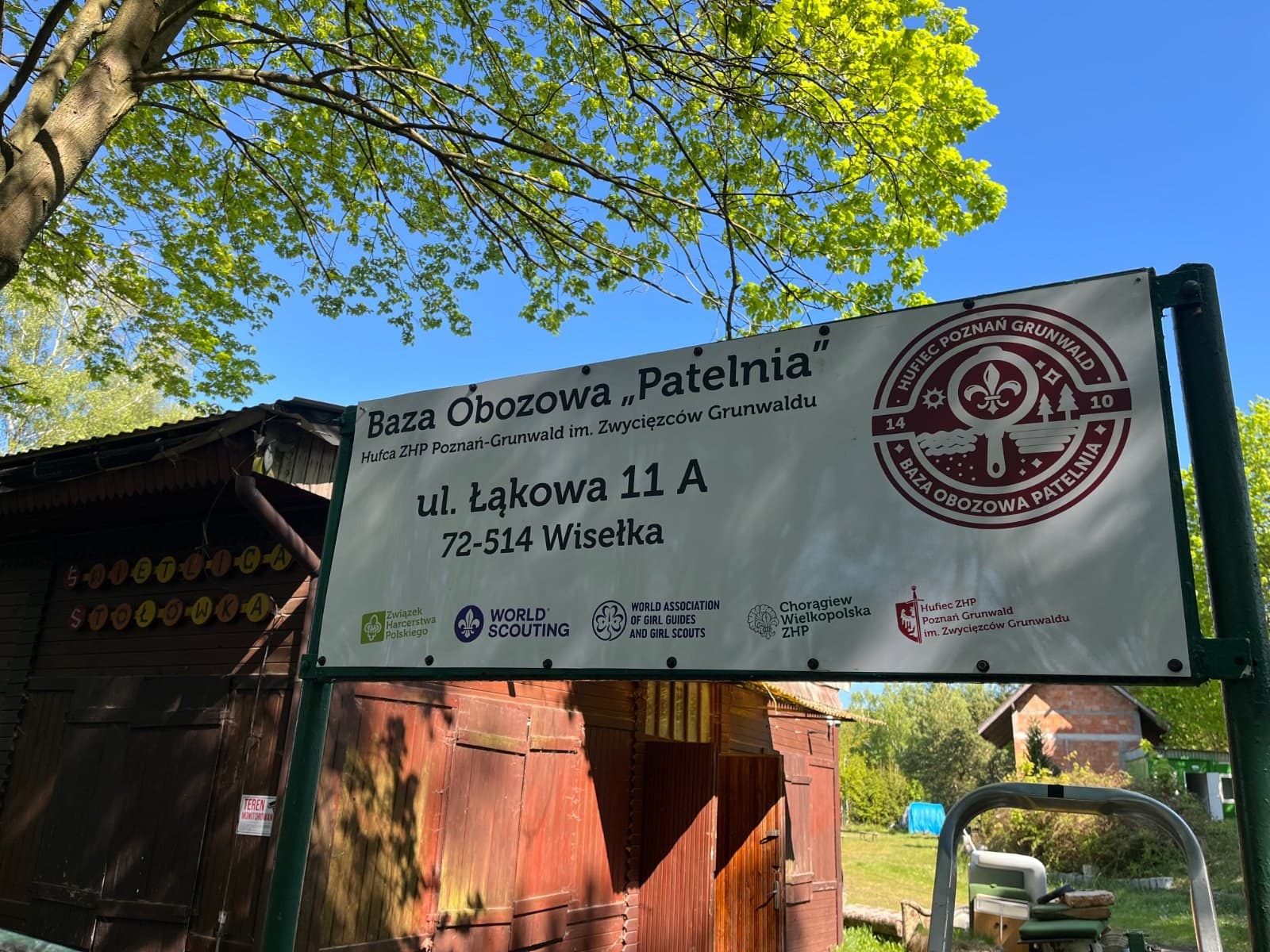 Baza harcerska BAZA OBOZOWA „PATELNIA” oferująca zlot w Wisełka - obozy i biwaki ZHP
